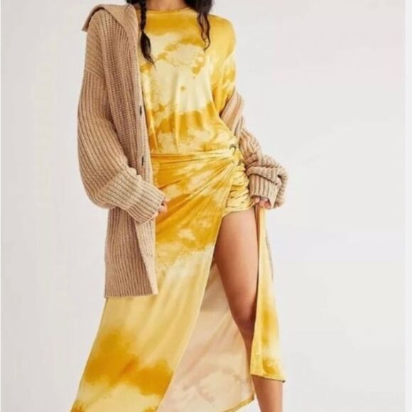 New Free People Alyssa wrap maxi dress size S,XS,M,L,XL - Picture 4 of 13